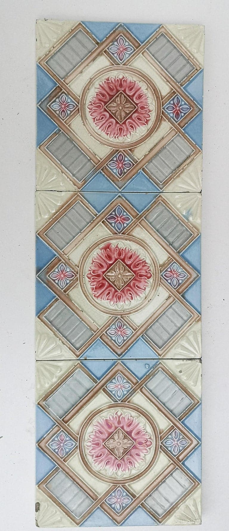 1 of the 13 Glazed Relief Tiles Produits Céramiques de la Dyle, circa 1930