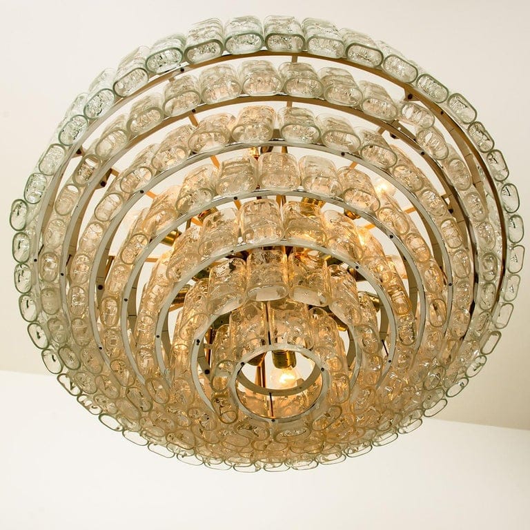 Pair of Huge XXL Giant Ballroom Light Fixtures, 1970s