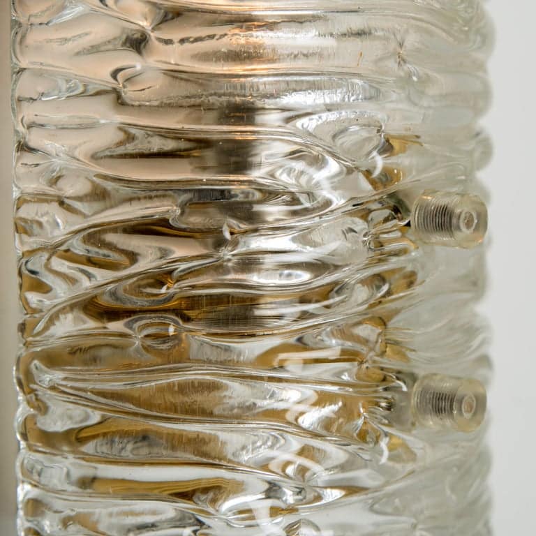1 of the 12 Handmade Brass and Glass Wall Lights or Sconces by J.T. Kalmar