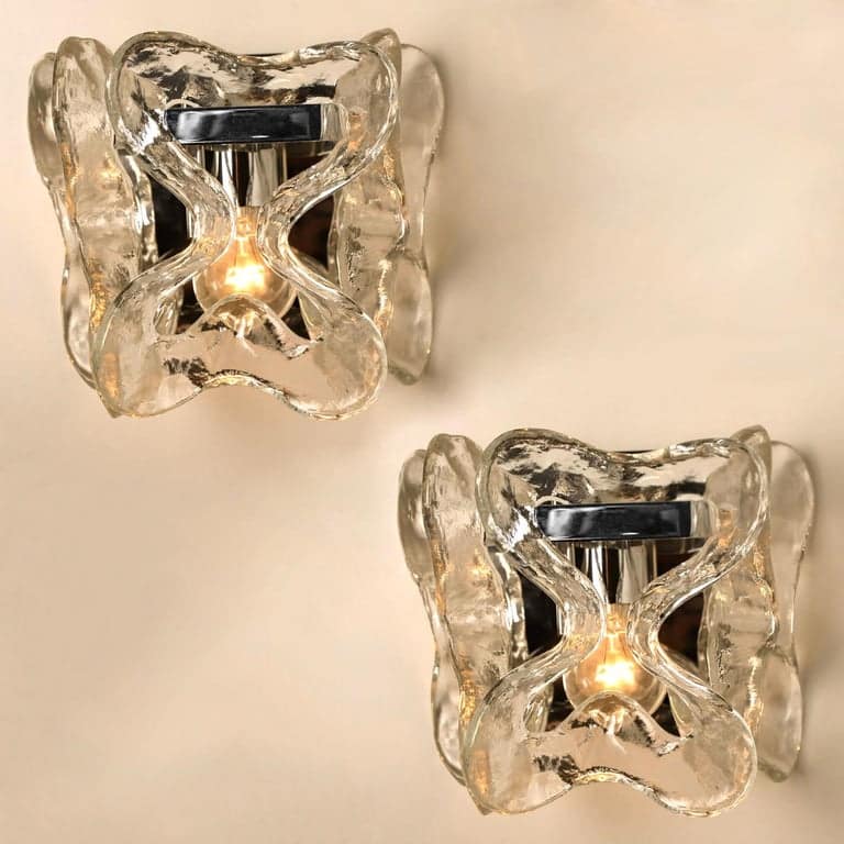 Pair of Kalmar Wall Sconces or Lights Model