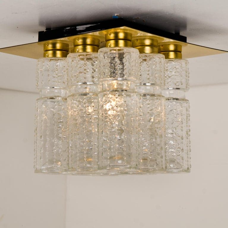 1 of the 6 Flushmount Chandeliers by Boris Tabacoff, 1970s