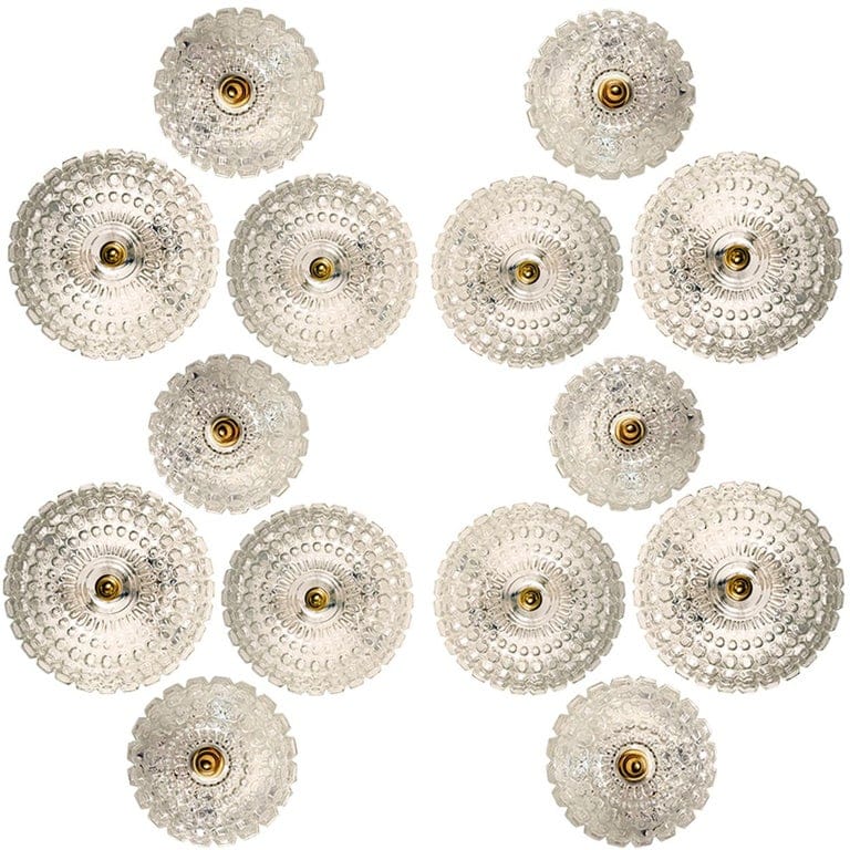 1 of the 20 Bubble Flush Mounts/Wall Sconces by Limburg, Four Sizes, 1960s