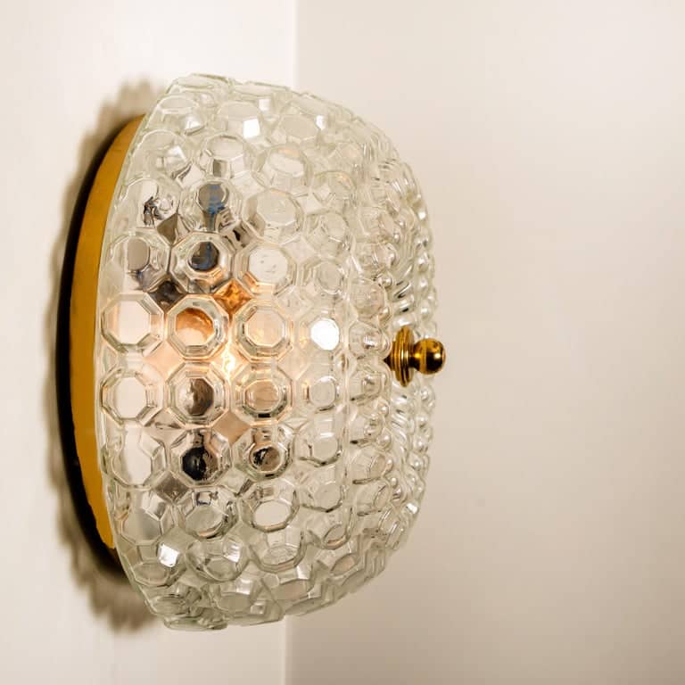 Pair of Bubble Flush Mounts/Wall Sconces by Limburg, 1960s