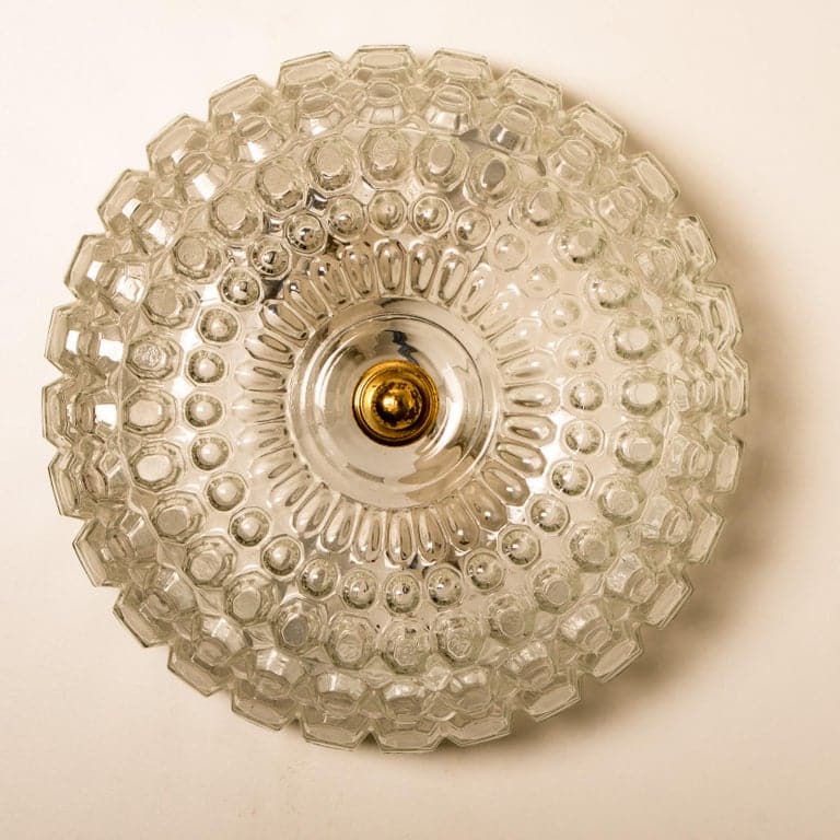Pair of Bubble Flush Mounts/Wall Sconces by Limburg, 1960s