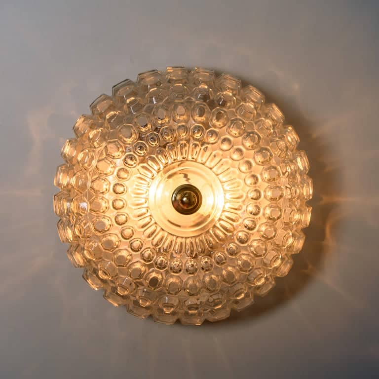 Pair of Bubble Flush Mounts/Wall Sconces by Limburg, 1960s