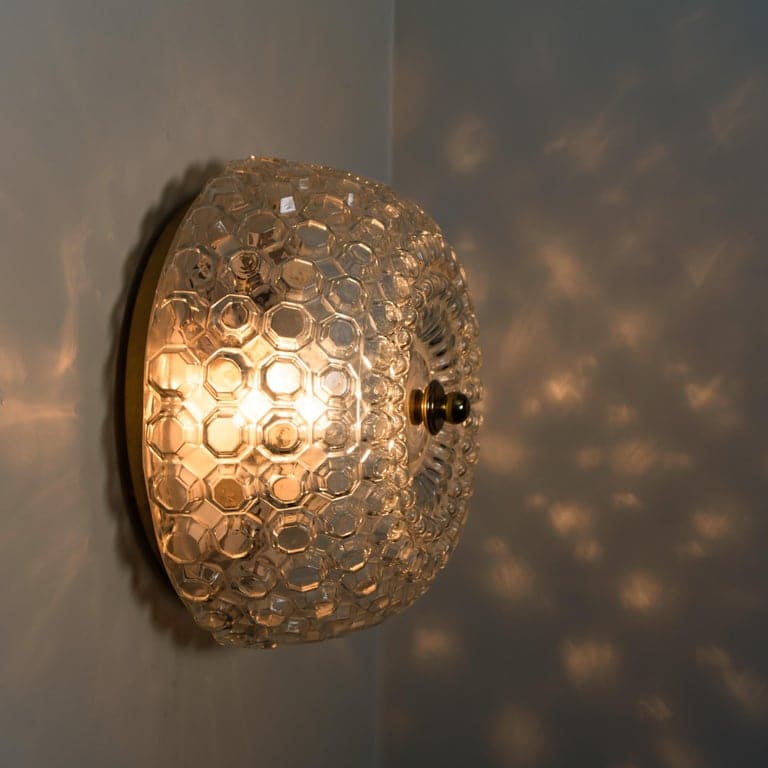 Pair of Bubble Flush Mounts/Wall Sconces by Limburg, 1960s
