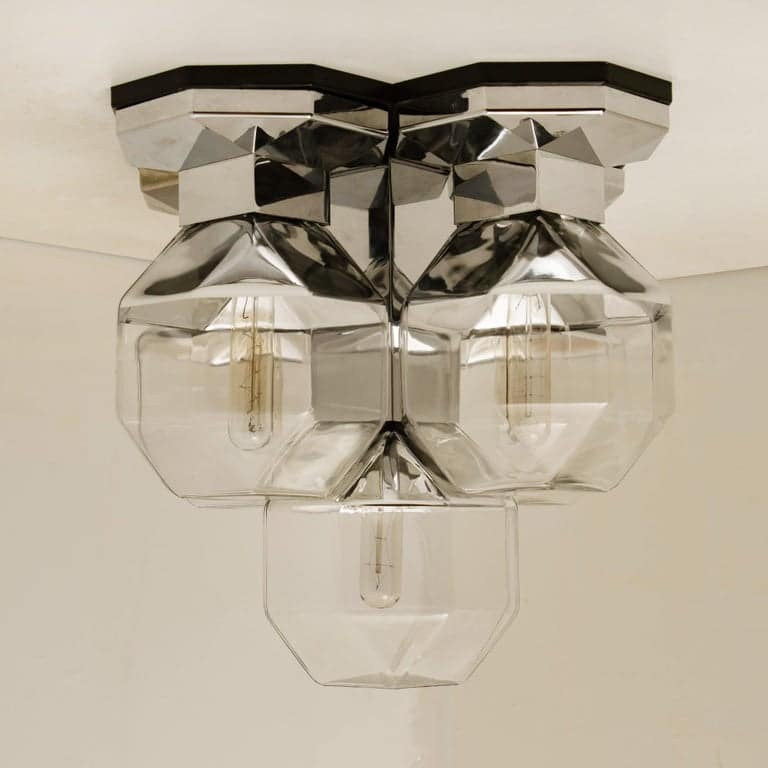One of the Four Wall or Ceiling Lamp by Motoko Ishii for Staff, 1970s