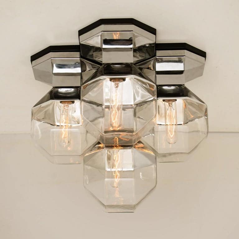 One of the Four Wall or Ceiling Lamp by Motoko Ishii for Staff, 1970s