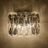 kinkeldey vintage wall light crystal glass