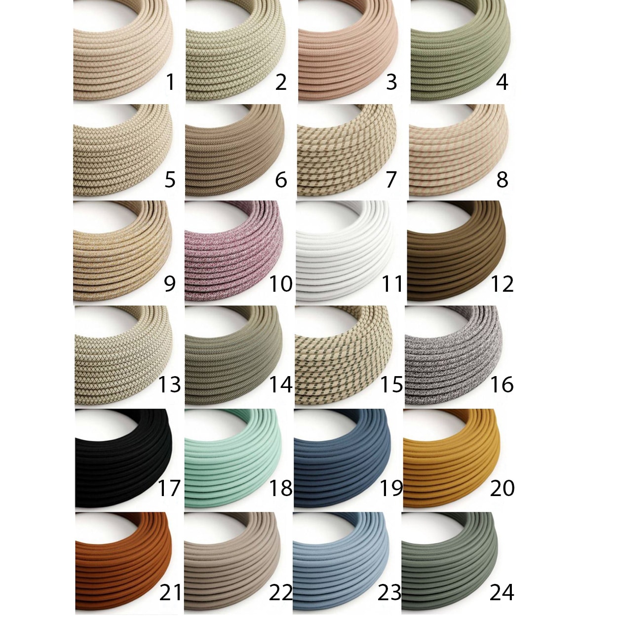 1 of 3 Cylinder Blue Brown Ceramic Pendant Lights, Denmark, 1970