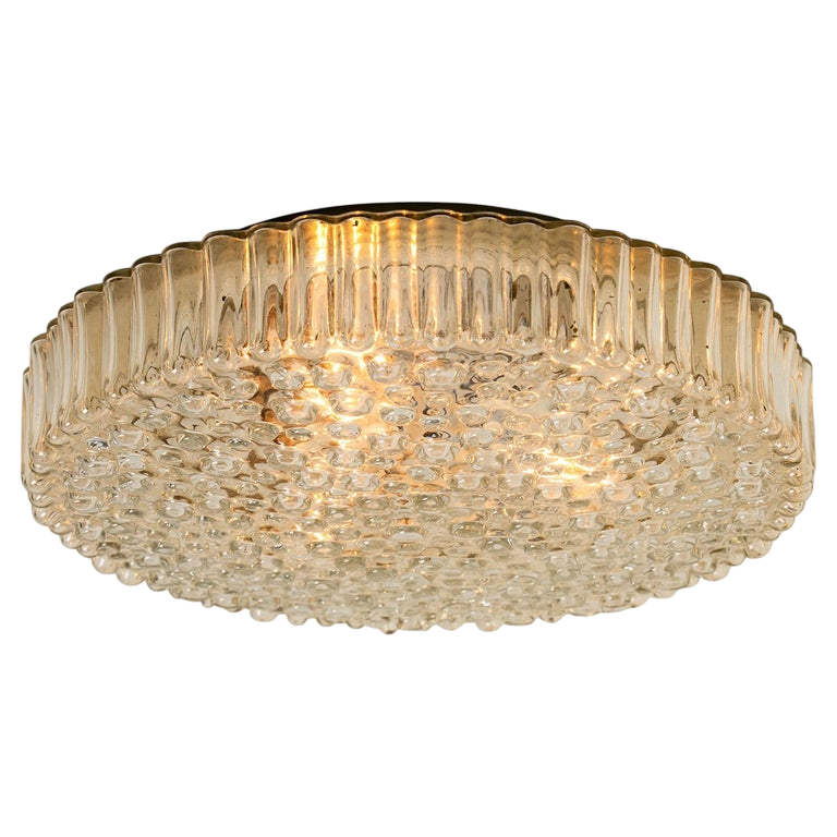 Glass Wall Light/ Flush Mount by Motoko Isshi for Staff, 1970s