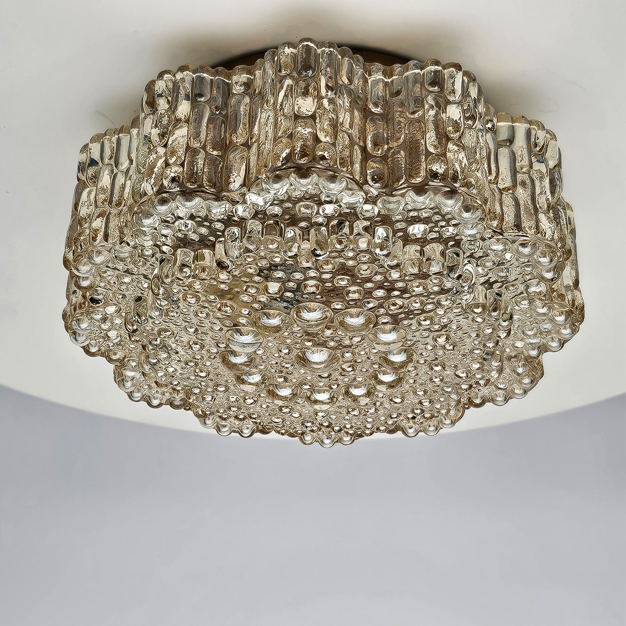 Star Amber Bubble Glass Wall Light by Helena Tynell