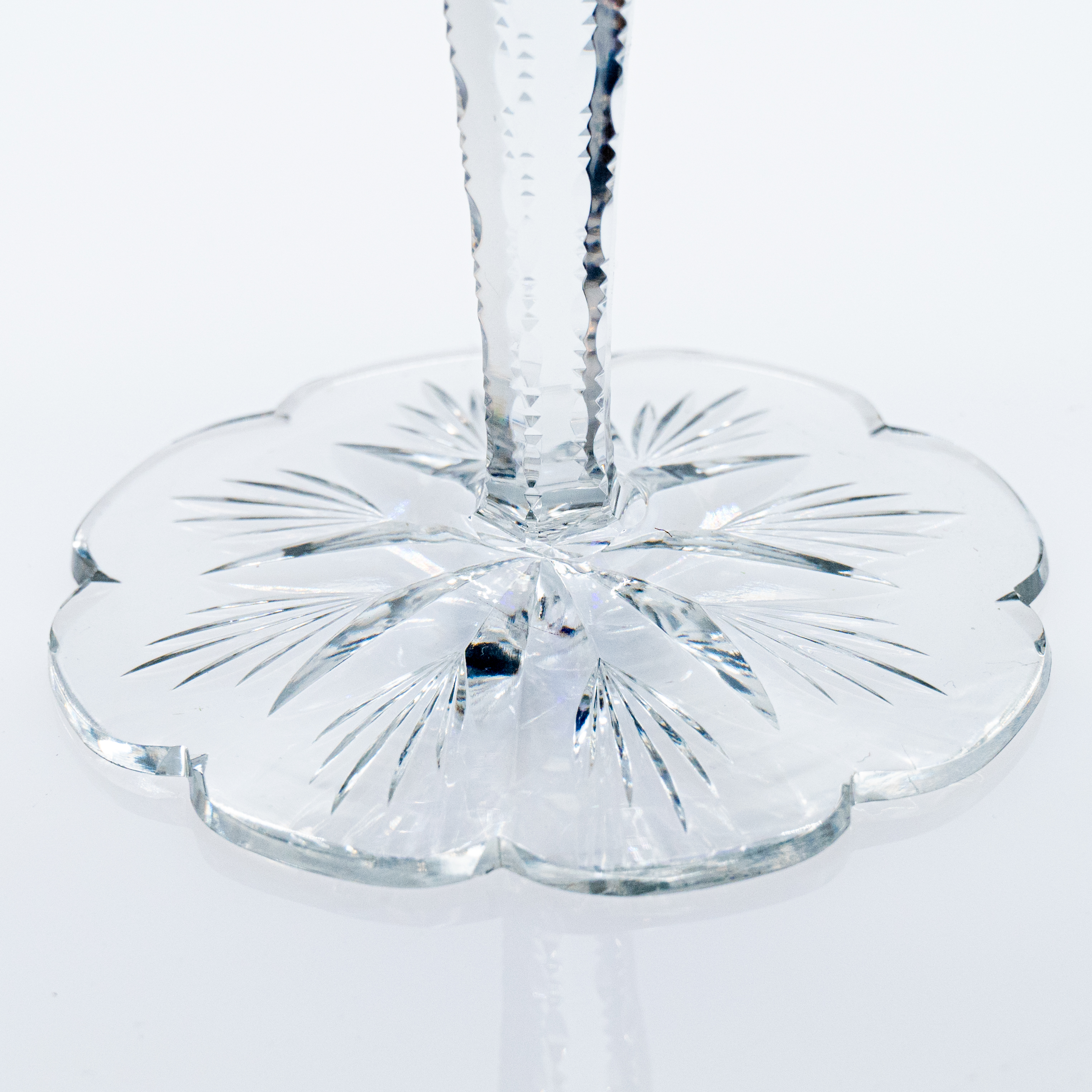 Exquise Set of Baccarat Bowls, Deep Blue Crystal, France, 1935