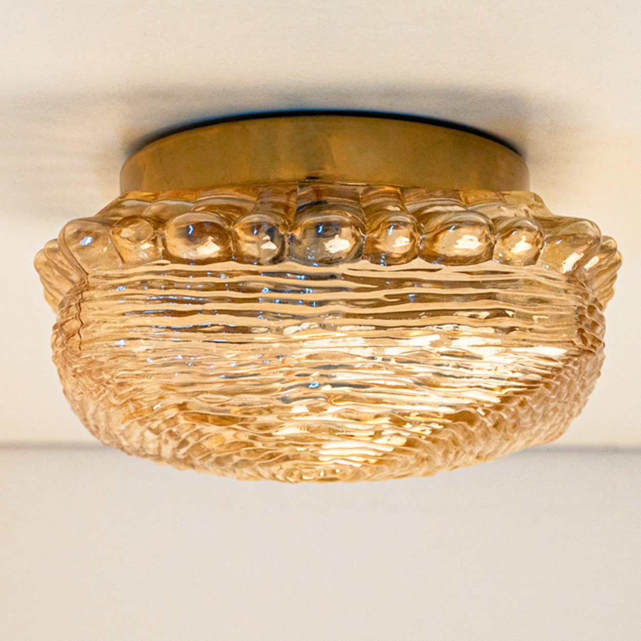 1 of the 6 Square Wall Lights/Flush Mounts in the style of Tynell, 1960