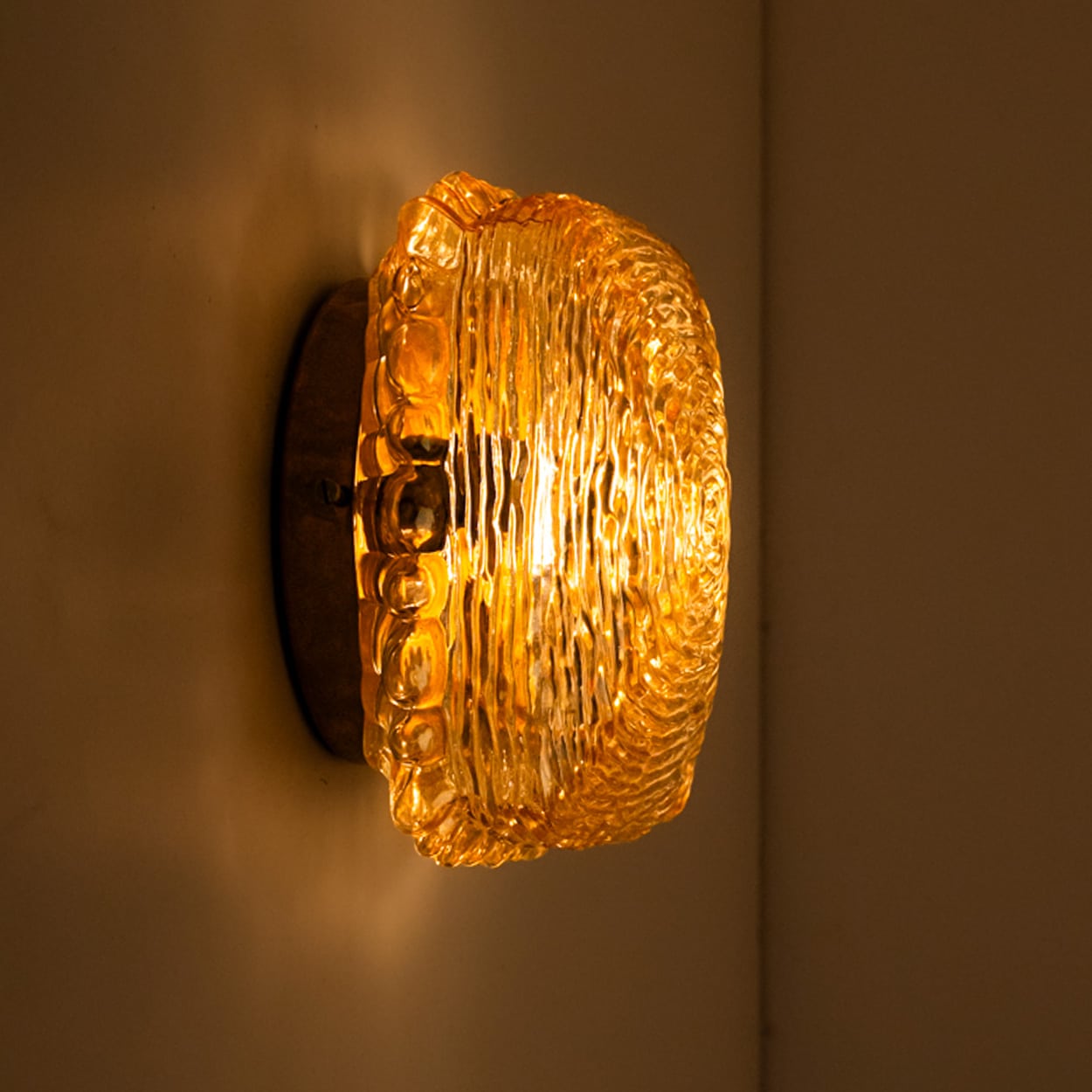 1 of the 6 Square Wall Lights/Flush Mounts in the style of Tynell, 1960