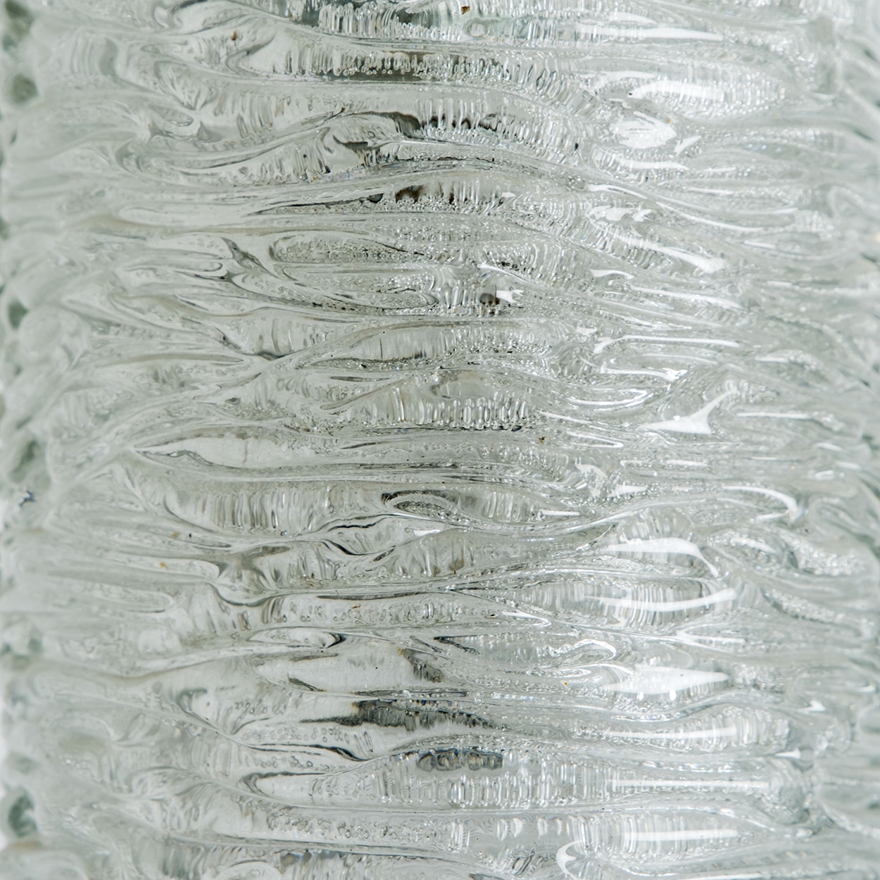 1 of the 3 Brass and Crystal Glass Pendants, Carl Fagerlund for Orrefors, Sweden