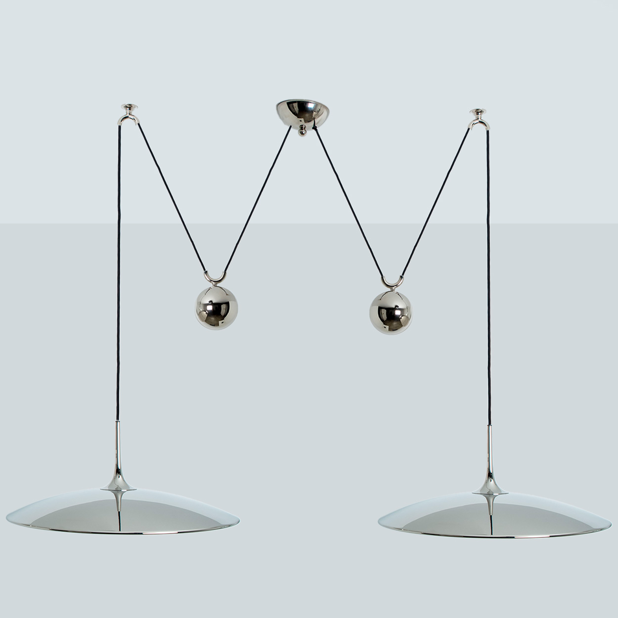 Onos 55 Double Pull Pendant Lamp by Florian Schulz, Germany