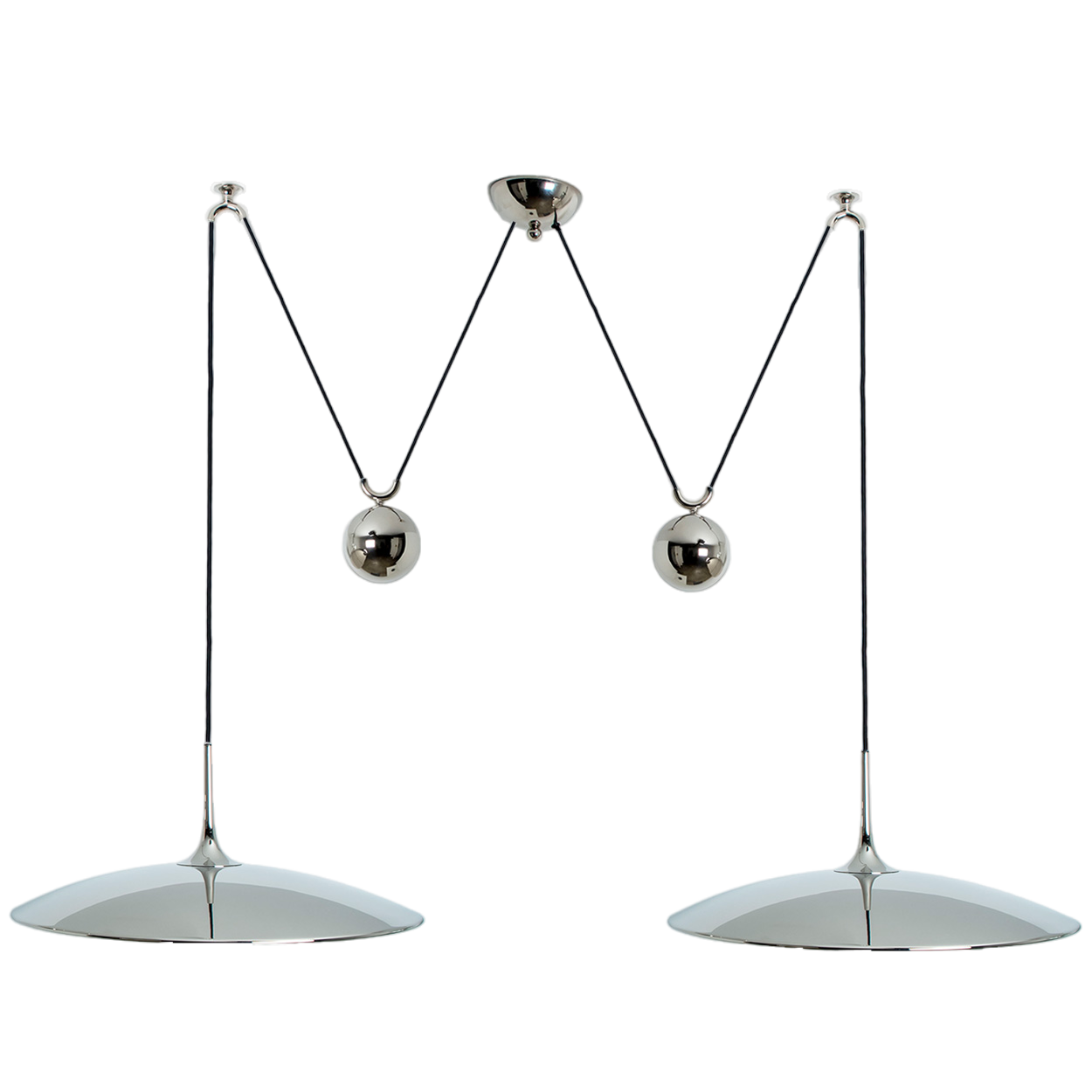 Onos 55 Double Pull Pendant Lamp by Florian Schulz, Germany