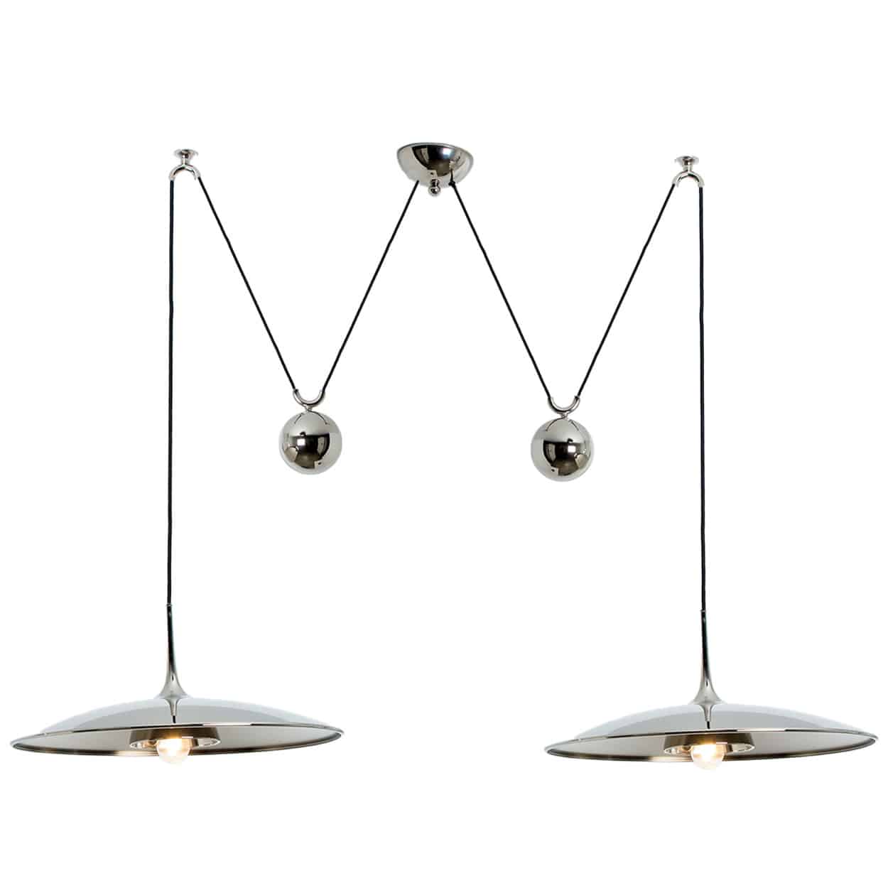 Onos 55 Double Pull Pendant Lamp by Florian Schulz, Germany