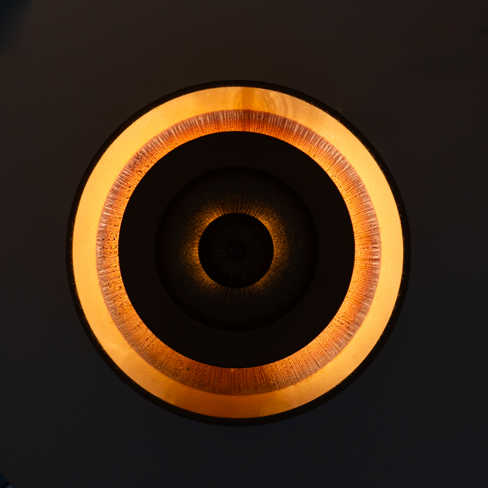 1 of the 3 Magnificent Ceramic Wall Lights, Denmark, 1970s