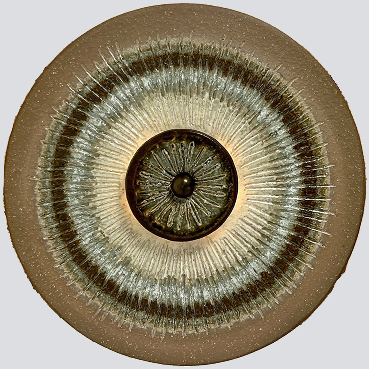 Several Stunning Ceramic Wall Lights by Axella, Denmark 1970