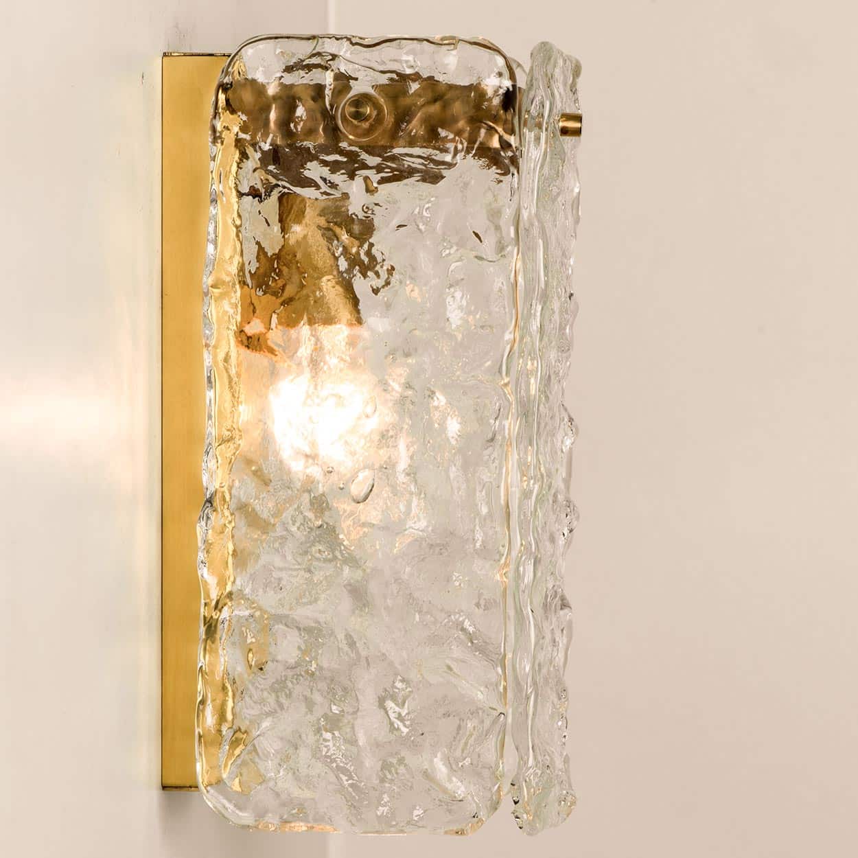 Several Structured Glass Wall Lights, Germany