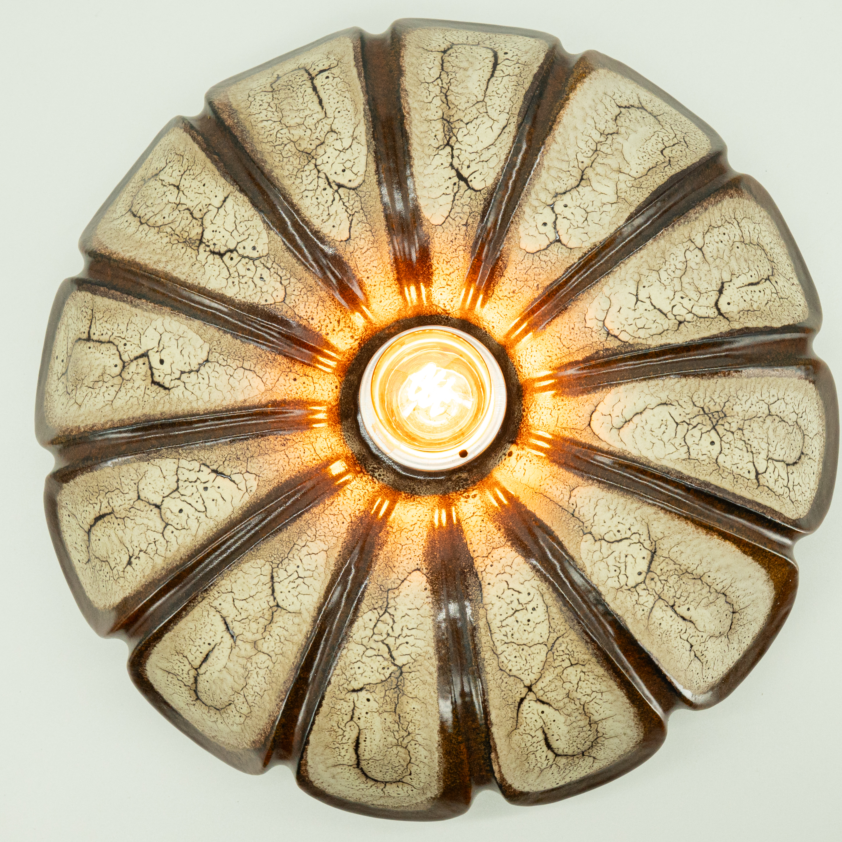 1 of the 5 Ceramic Wall Lights, Germany, 1960