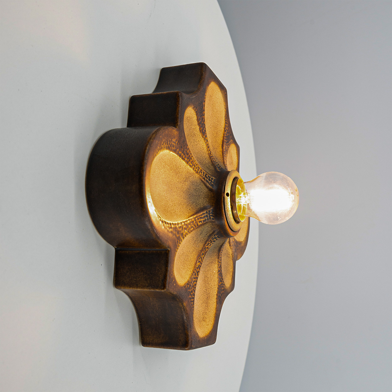 1 of the 5 Ceramic Wall Lights, Germany, 1960