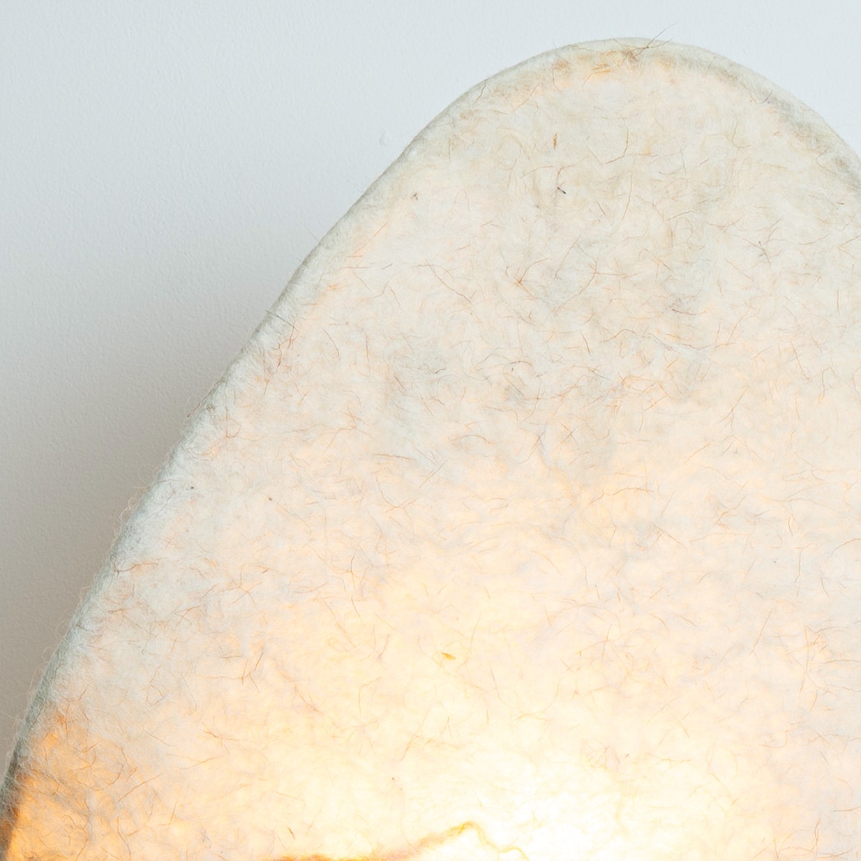Ceramic Table Lamp for Soholm with Unique New Handmade Felt Shade, Denmark 1960