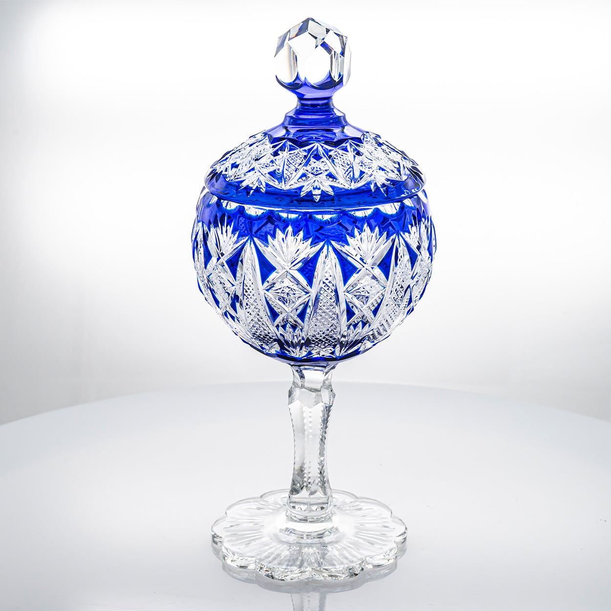 Cristallerie d'árt Jar, Cobalt Blue Crystal, France