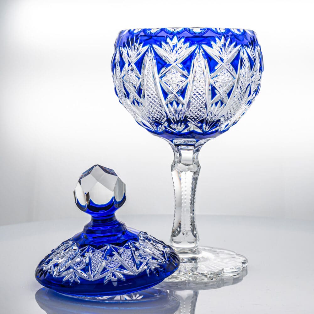 Cristallerie d'árt Jar, Cobalt Blue Crystal, France