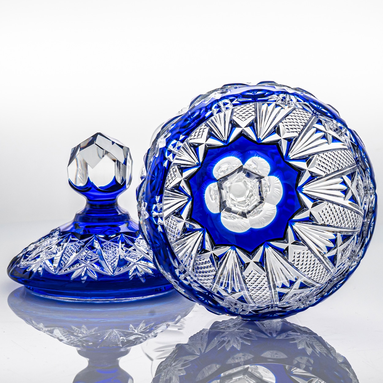 Cristallerie d'árt Jar, Cobalt Blue Crystal, France