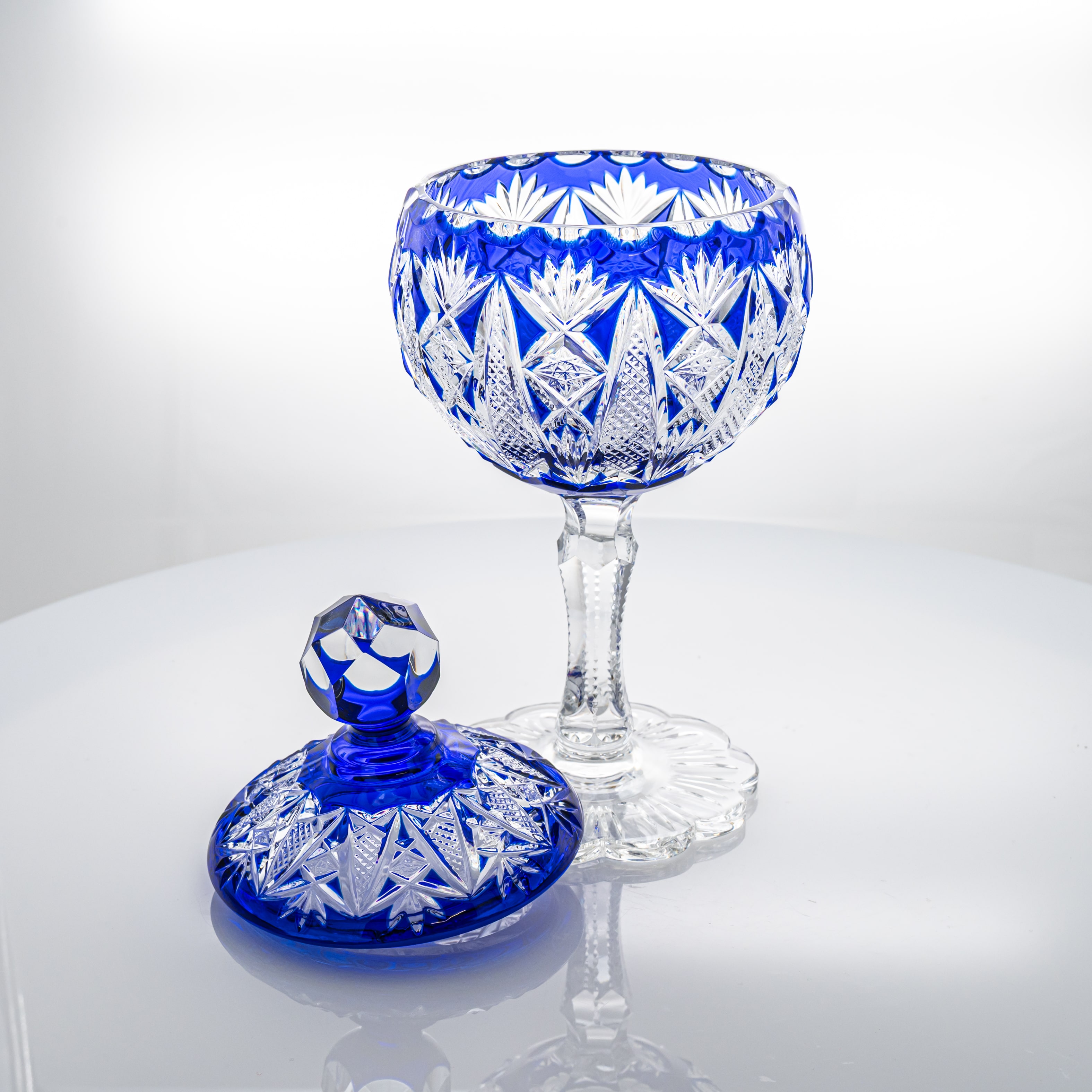 Cristallerie d'árt Jar, Cobalt Blue Crystal, France