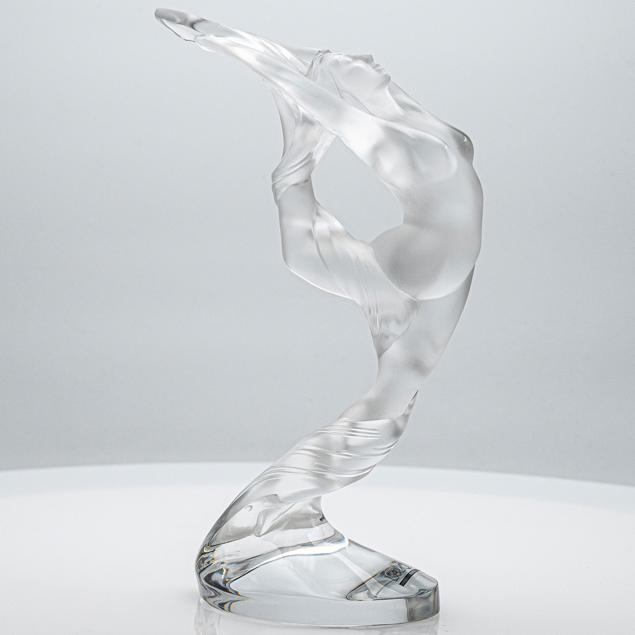 Lalique Signed Acrobat, France, 1980