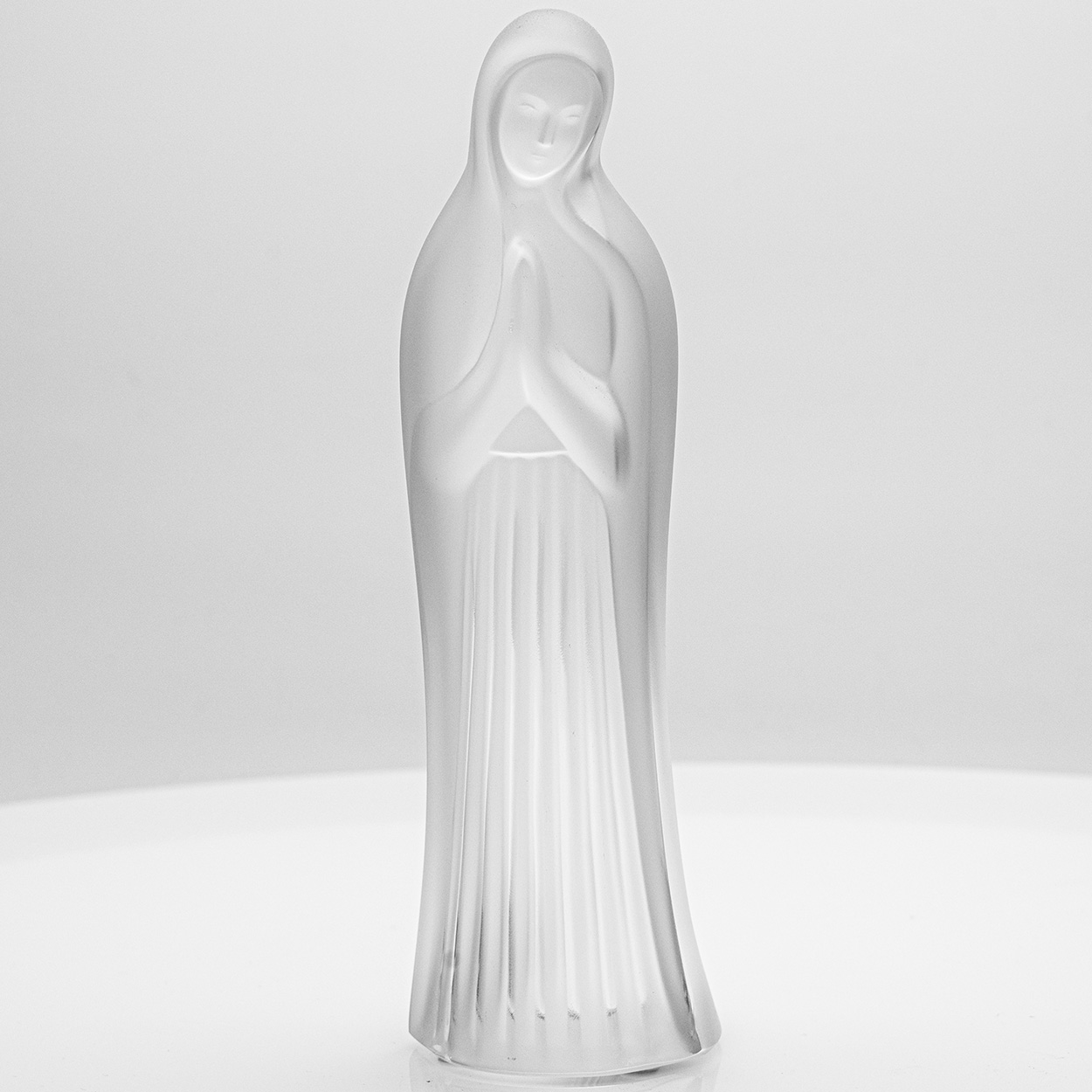 Lalique Signed Virgin Mary Crystal, France