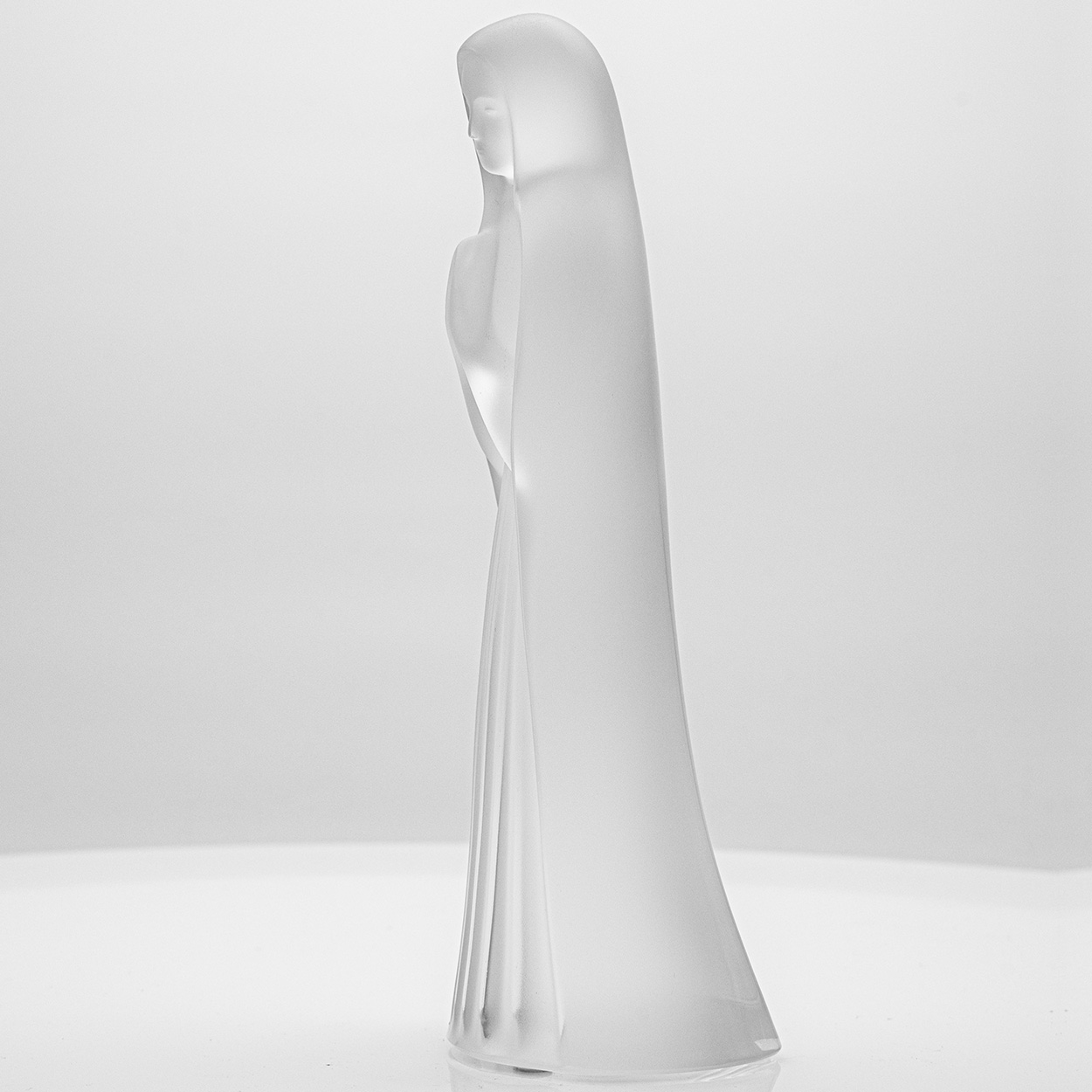 Lalique Signed Virgin Mary Crystal, France