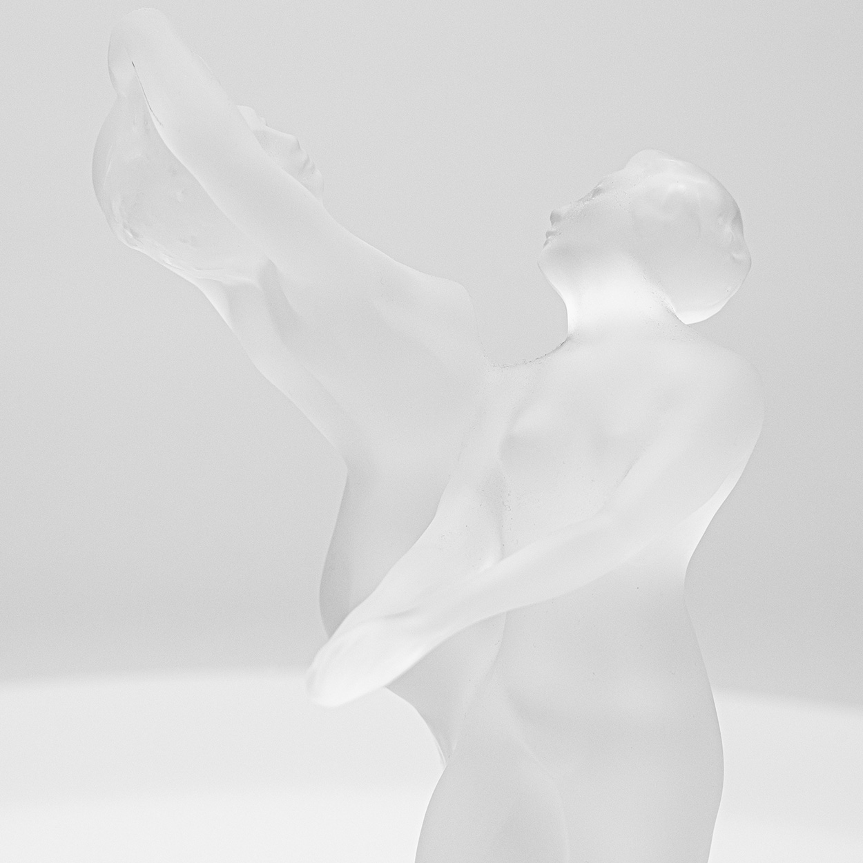 1 of the 2 Lalique Signed Dance Duo Crystal, France
