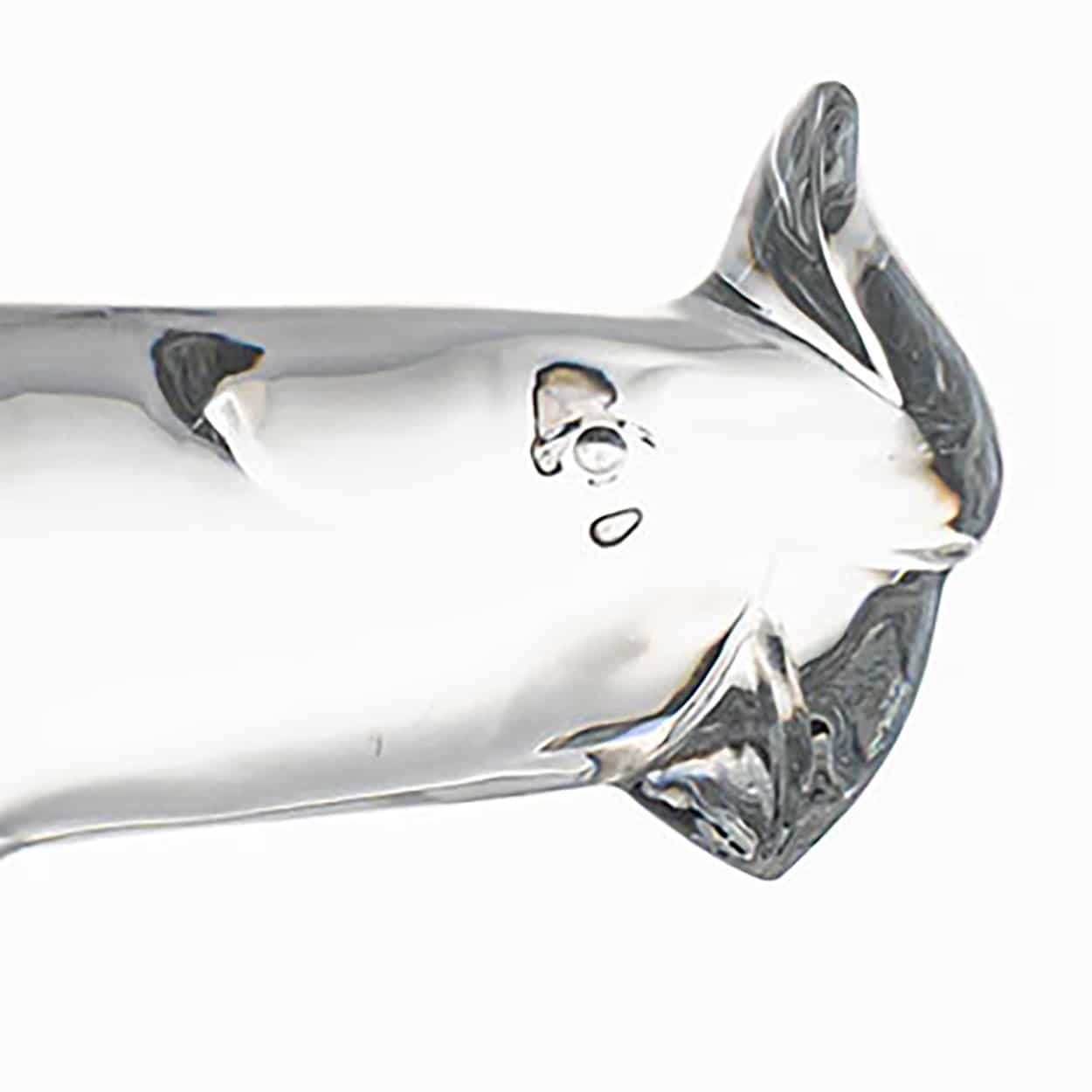 Baccarat Signed Crystal Cockatoo Okimono Sculpture, France