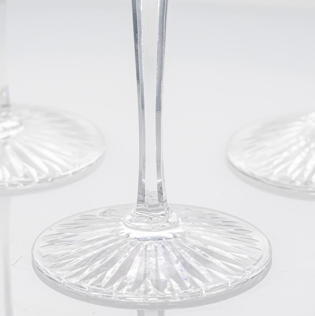 Set of 6 Multicolor Baccarat Crystal Glasses, France