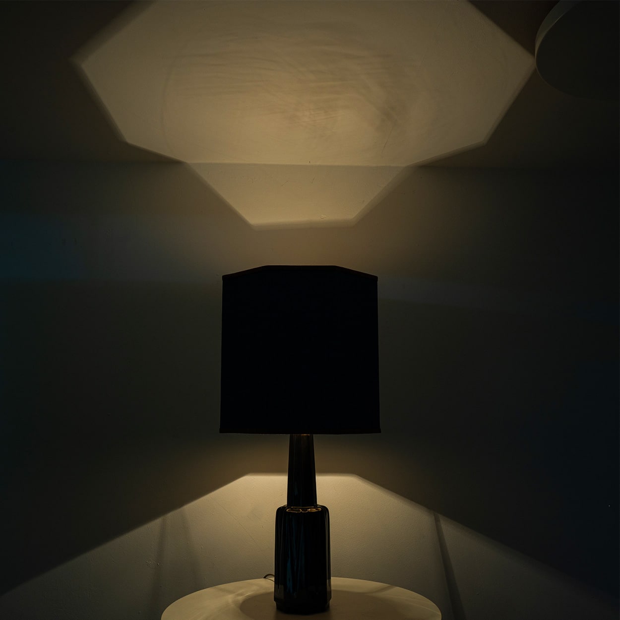 Soholm Lamp with New Silk Custom Made Lampshade René Houben, 1960s