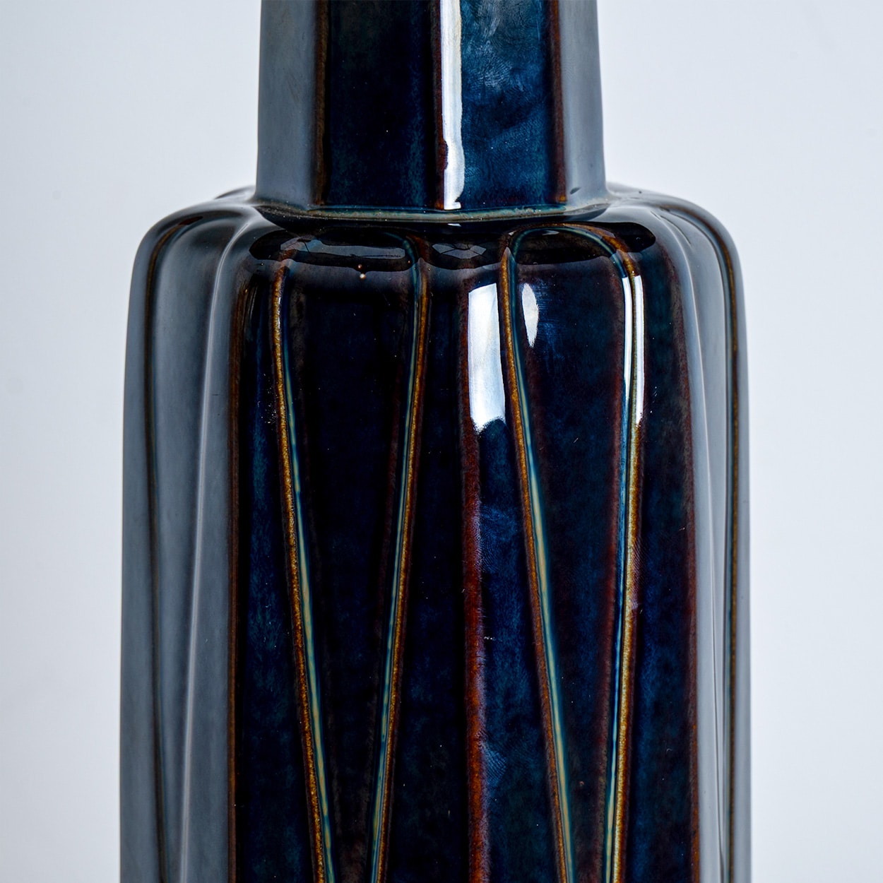 Soholm Lamp with New Silk Custom Made Lampshade René Houben, 1960s