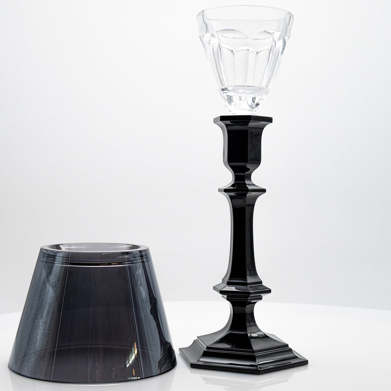 Set of 4 Baccarat Harcourt Our Fire Candle Holders by Philippe Starck, France