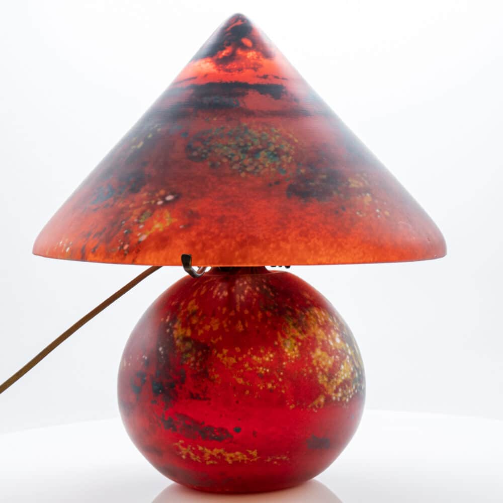 Mid Century Mushroom Shaped Table Lamp Tief, France