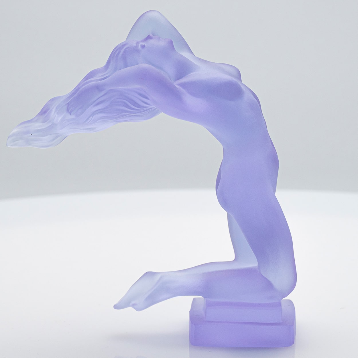 Lalique Hofmann 'Chrysis' Purple Sculpture, France 1930s