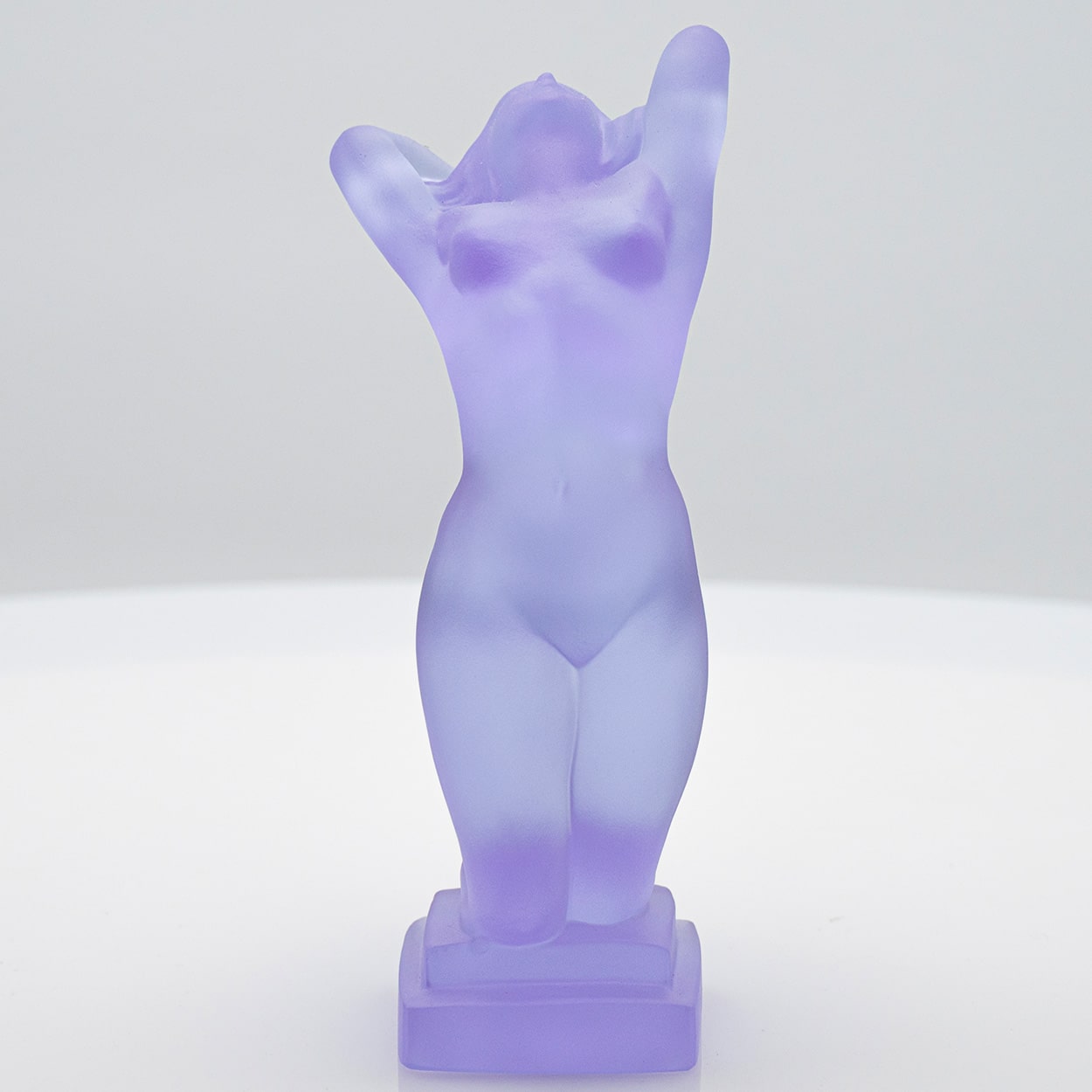 Lalique Hofmann 'Chrysis' Purple Sculpture, France 1930s