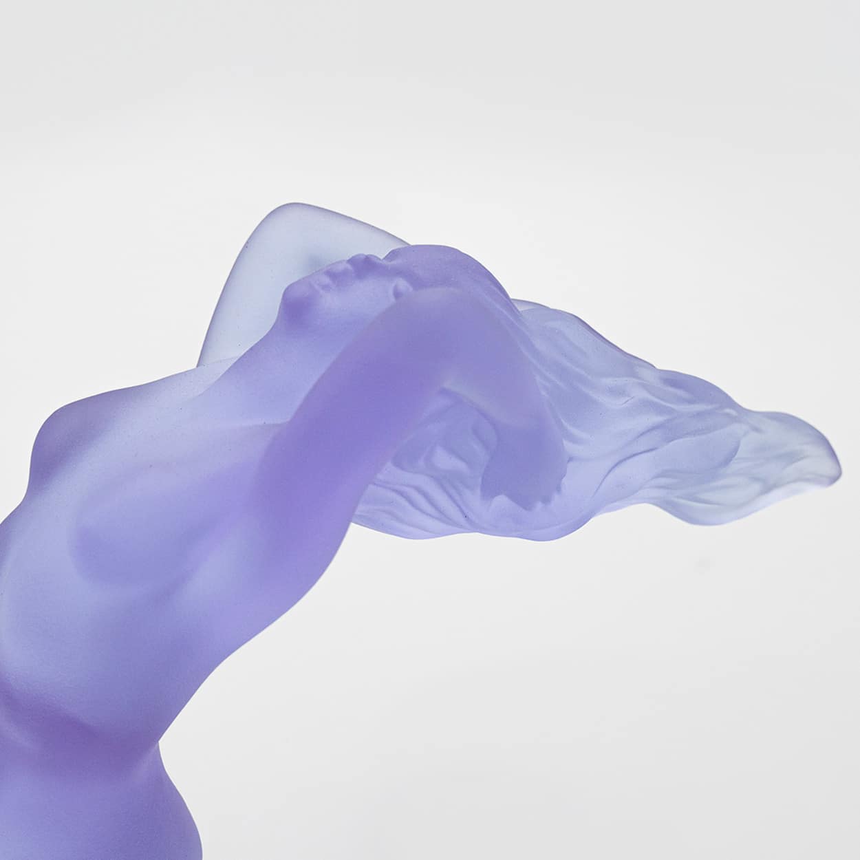 Lalique Hofmann 'Chrysis' Purple Sculpture, France 1930s