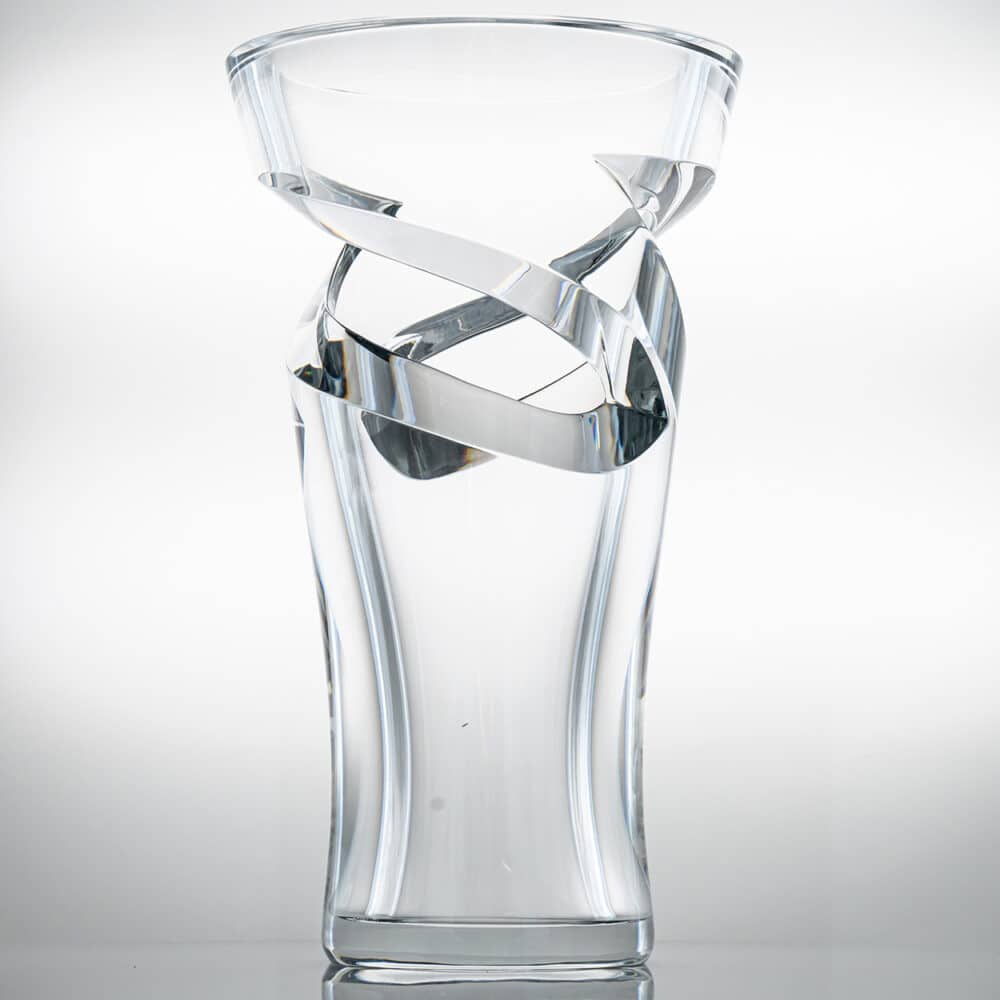 Beautiful Baccarat Clear Crystal Vase, France
