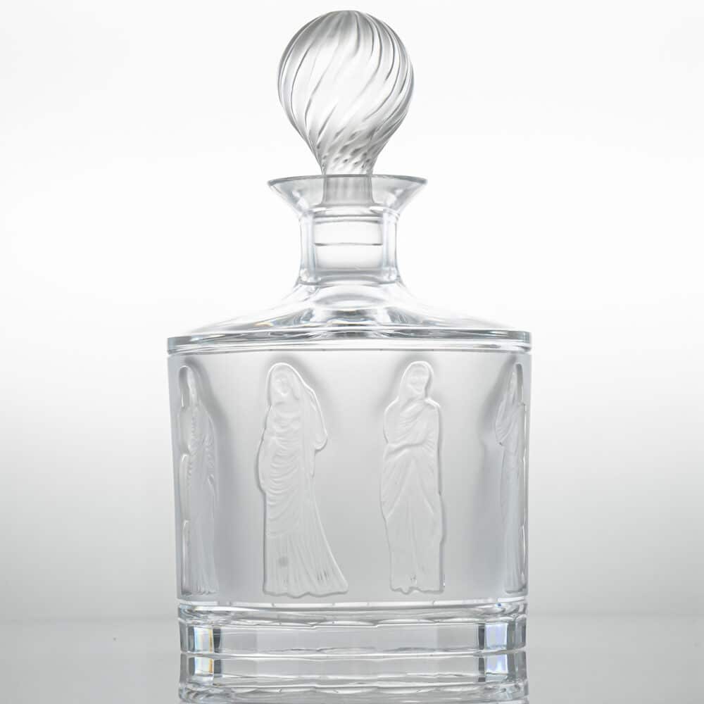Lalique Decanter Femmes Antiques Carafe Crystal, France