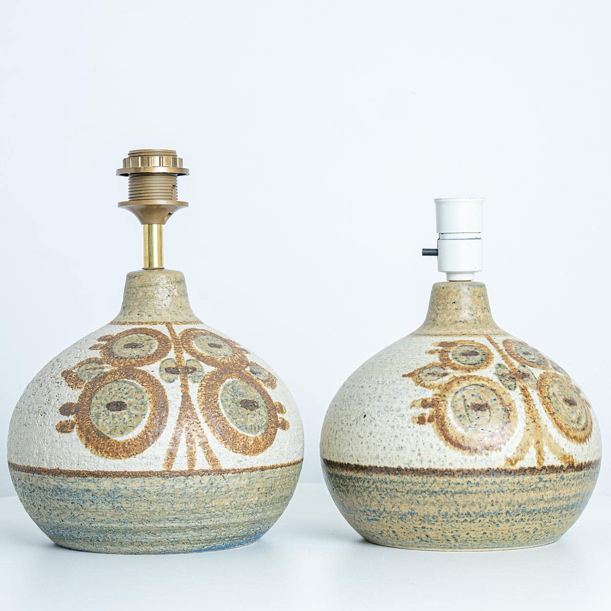 Pair of  Soholm Ceramic Table Lamps, Noomi Backhausen, Denmark 1960