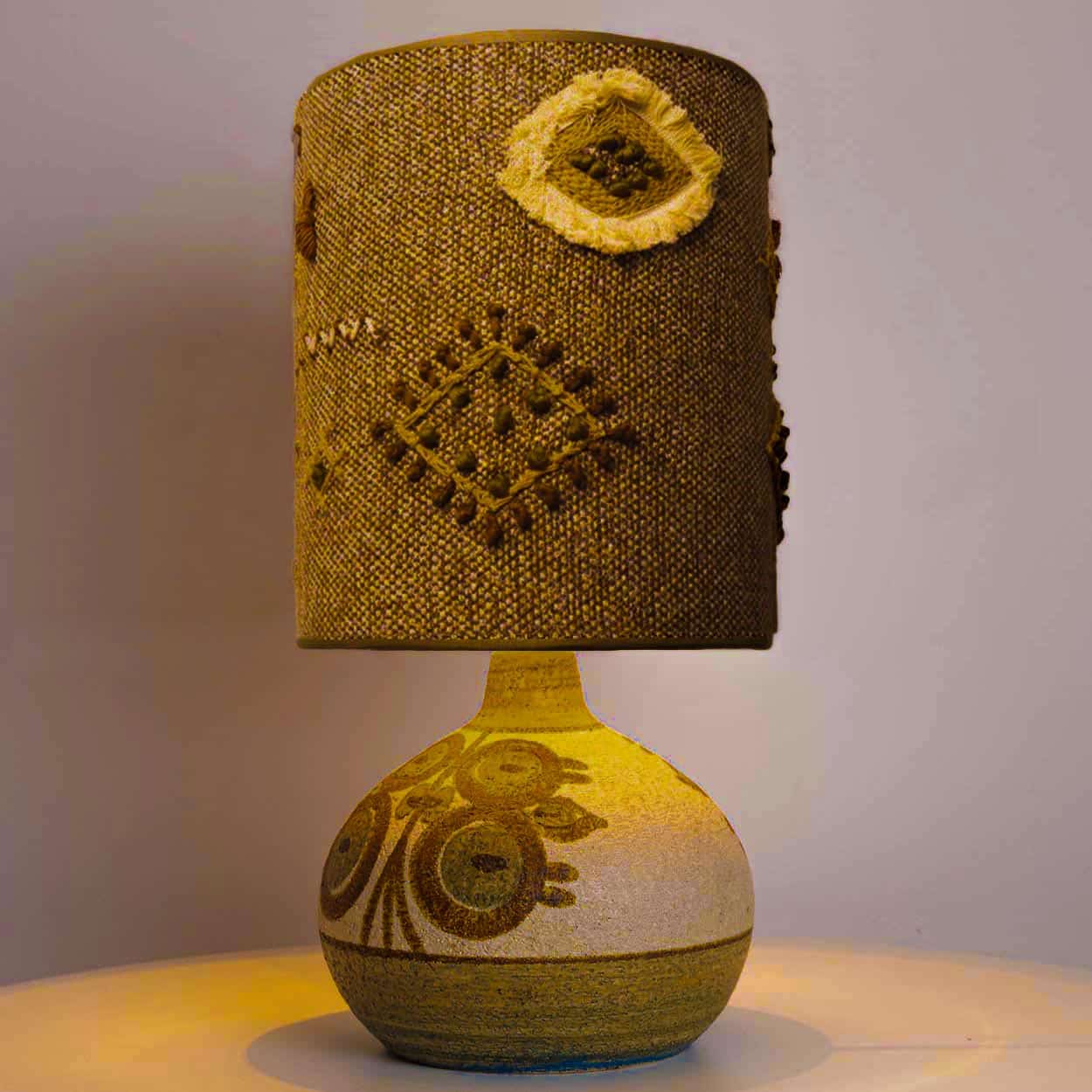 Pair of  Soholm Ceramic Table Lamps, Noomi Backhausen, Denmark 1960